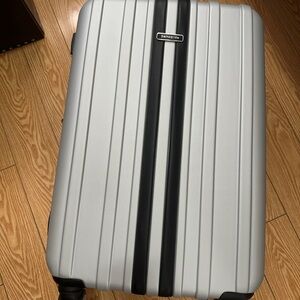 Samsonite 26” Silver and Black Suitcase